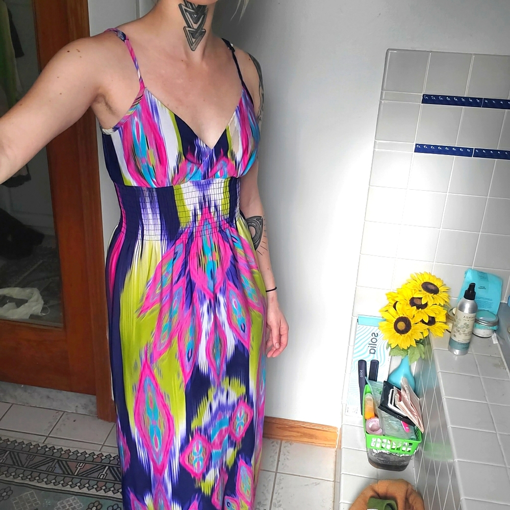 Vibrant summer dress